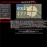 Screenshot of exit177.com
