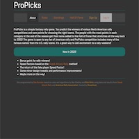 Screenshot of propicks.demonrally.com