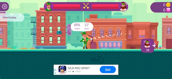 screenshot of Bowmasters