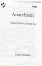 Anarchism: What It Really Stands For zine cover