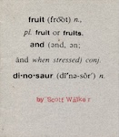 Fruit and Dinosaur zine cover