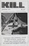 KILL issue 2 zine cover