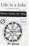 Life is a Joke issue 4 zine cover