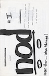 Nod issue 2 zine cover