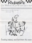 Rhubarb Pie issue 1 zine cover