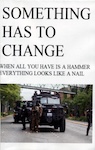 Something Has To Change zine cover