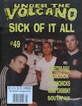 Under The Volcano issue 49 zine cover