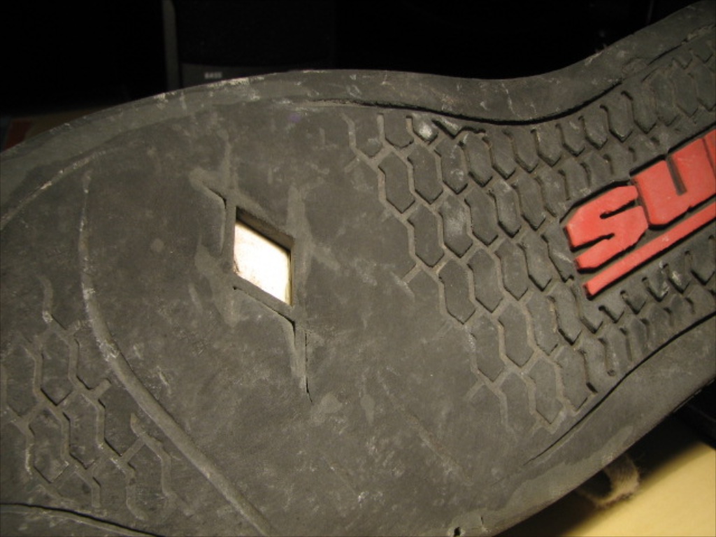 I didn't even know I had a hole in this shoe. I guess it *was* time to replace them!