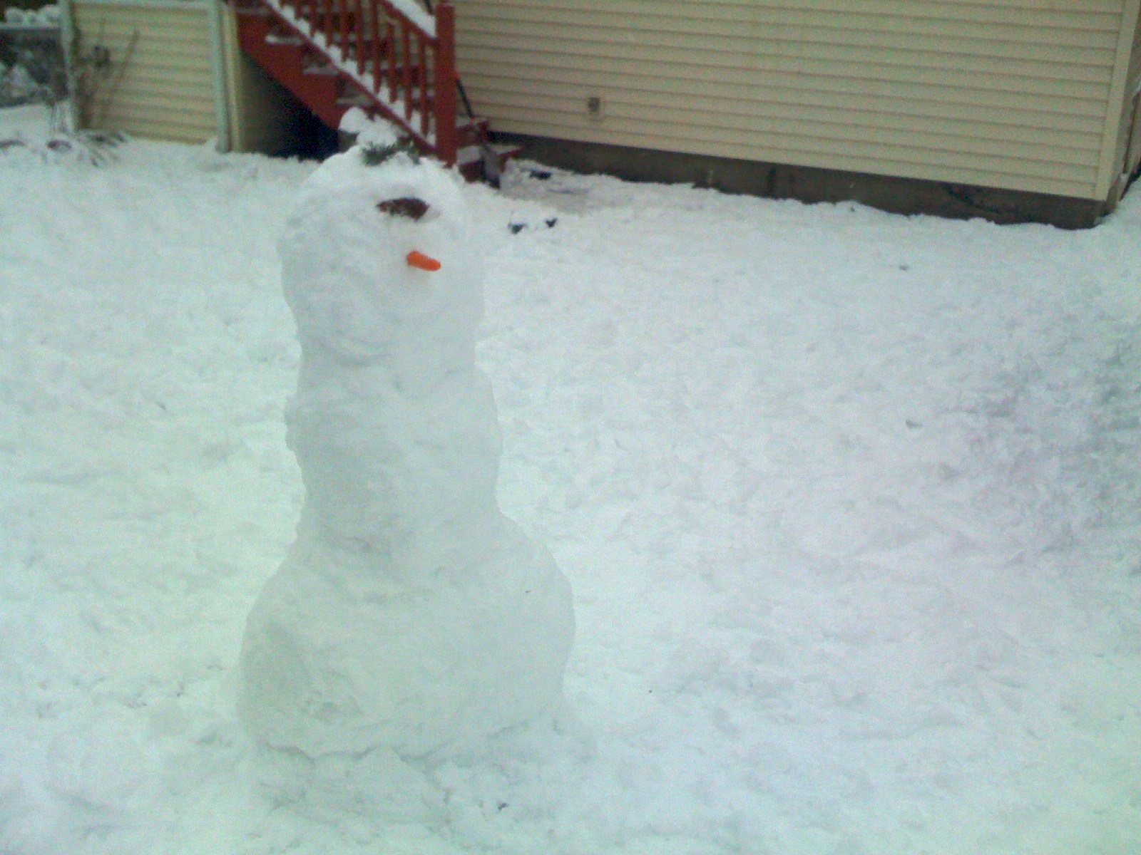 The biggest snowman EVAR!